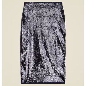 J. Crew Collection Sequin Pencil Skirt